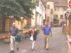 Erhard Zeh mit dem Ehepaar Schlachter