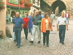 Kurt Traut, Heinz Schlachter, Monika St&auml;chelin und Reinhard L&uuml;tzel