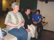 Gertrud Krebs, Bärbel Voss und Hanna Brödlin