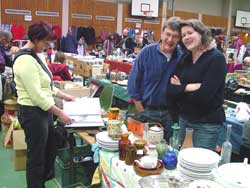 Hanna Brödlin und Austeller