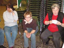 Brigitte Lützel, Christine Medam und Gertrud Krebs