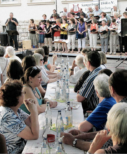 Singen im Garten